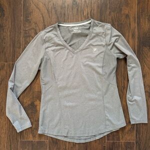 Fila Sport Medium Grey Long Sleeve Athletic Top